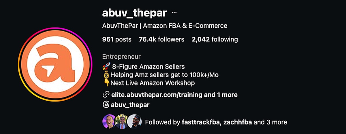 AbuvThePar on Instagram