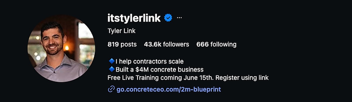 Tyler Link on Instagram